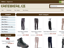 Tablet Screenshot of cafeideal.cz